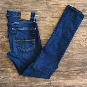 Abercrombie Super Skinny Dark Blue Jeans
